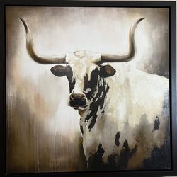 Longhorn Steer Painting