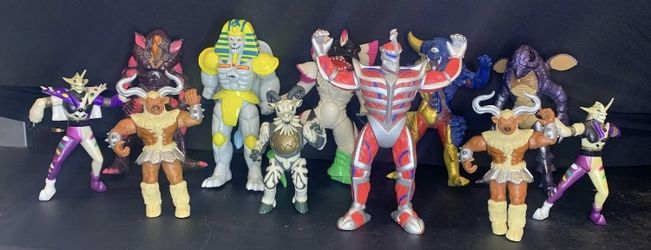 Mighty Morphin Power Ranger Villains-Vintage Bandai Action Figures Lot Of 11!
