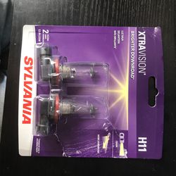 Sylvania-H11 XtraVision-High performance Headlight Bulbs 2-Pack