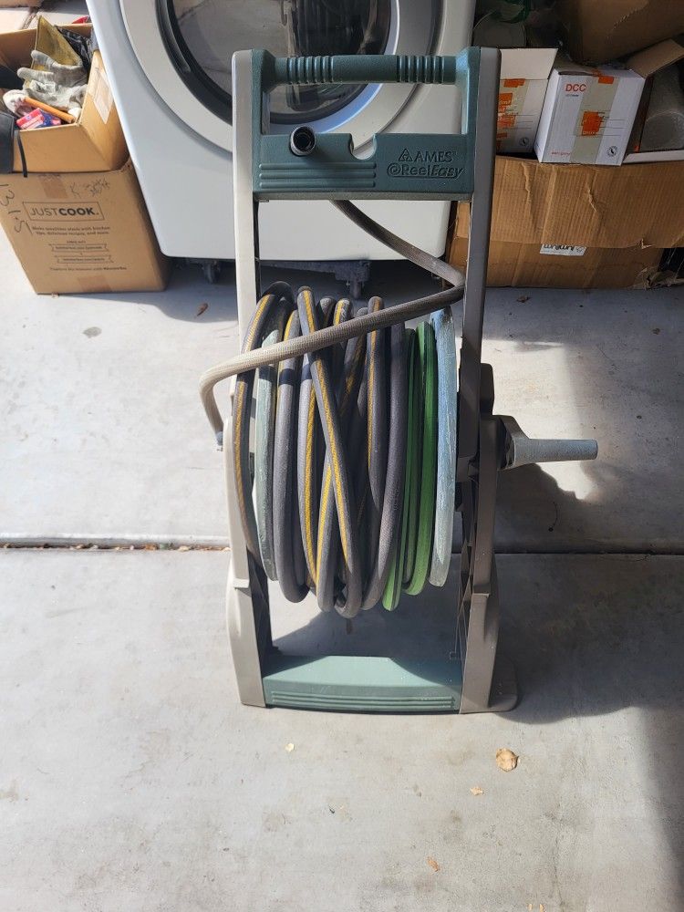 Ames Easy Reel Caddy And Hoses