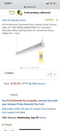 Brand New Modern White LED Dining Room Light