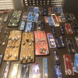 Vintage Souvenir Spoon Collection (90+)