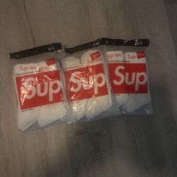 Supreme Hanes Sock