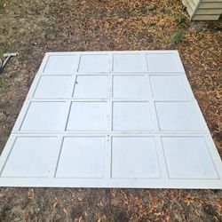 8' X 7' Wood Panel Roll Door