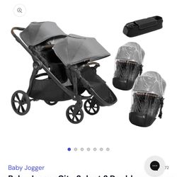 Baby Jogger City Select Lux Stroller Base Single Double stroller, 