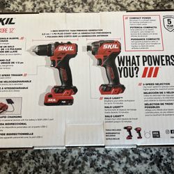 SKIL 12V Brushless Drill & Impact Driver Kit With Charger And Battery BRAND NEW never been used