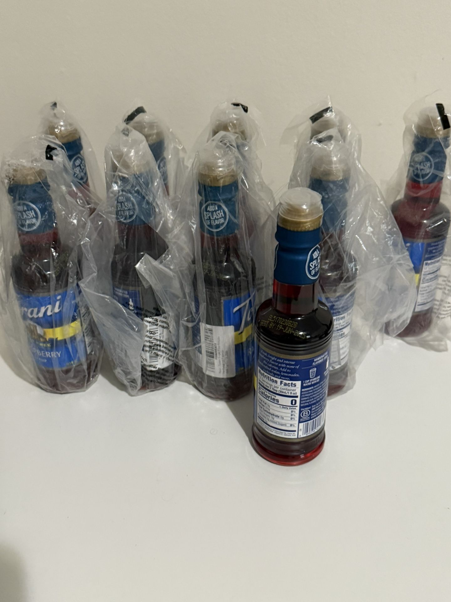 Lot Of 30 Torani Raspberry Units