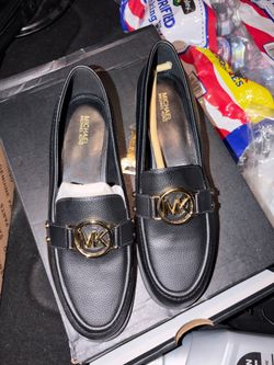 New Michael Kors Black Leather Loafers – Original –