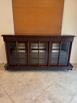 Henredon Black Walnut Buffet Sideboard Credenza 70x38x22”
