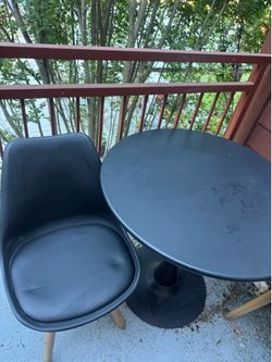 Dining table and chairs