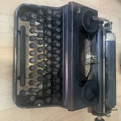 Vintage Typewriter-KAPPEL AG Germany Model2, Black form1927