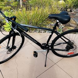 Infinity Boss. three Disk 7 Speed 700c Mens Hybrid Bike
