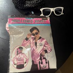 Pink ladies Jacket w/accesories