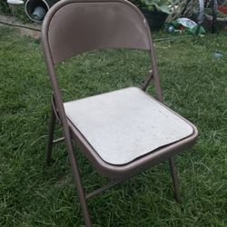 Foldable Metal chair. (Very Sturdy)