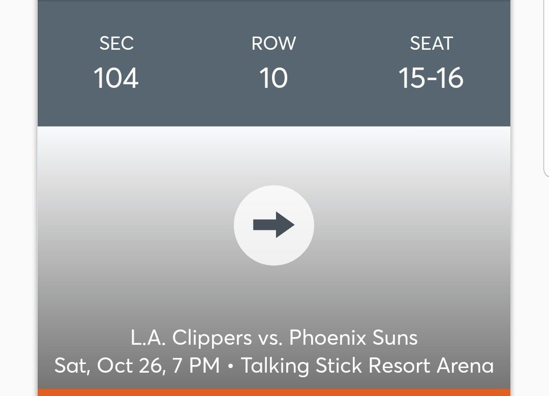 Suns Clippers Lower Level