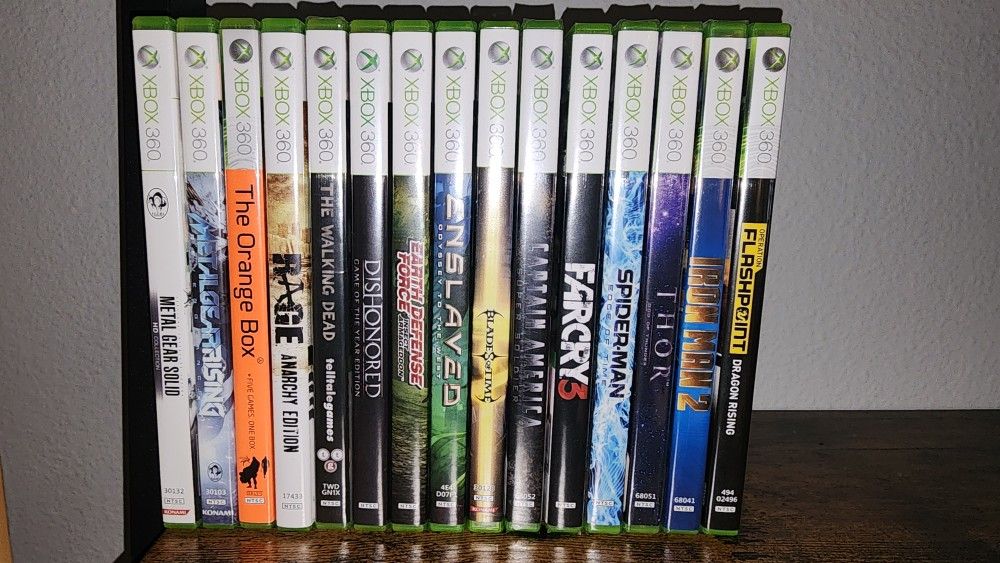 Xbox 360 Games Lot