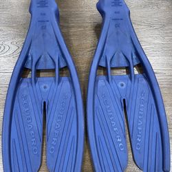 Scuba Pro Blue Diving Fins Size Large