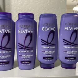 LOREAL EL VIVE VOLUME FILLER SHAMPOO & CONDITIONER 