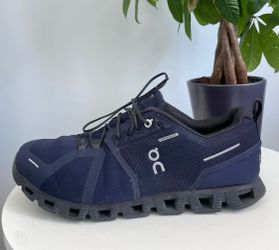 Men Size 11.5 On Running Cloud 5 Waterproof Running Shoes Navy Blue Ink