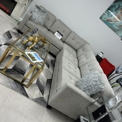 New Sectional Grey, Beige Or Dark Grey 