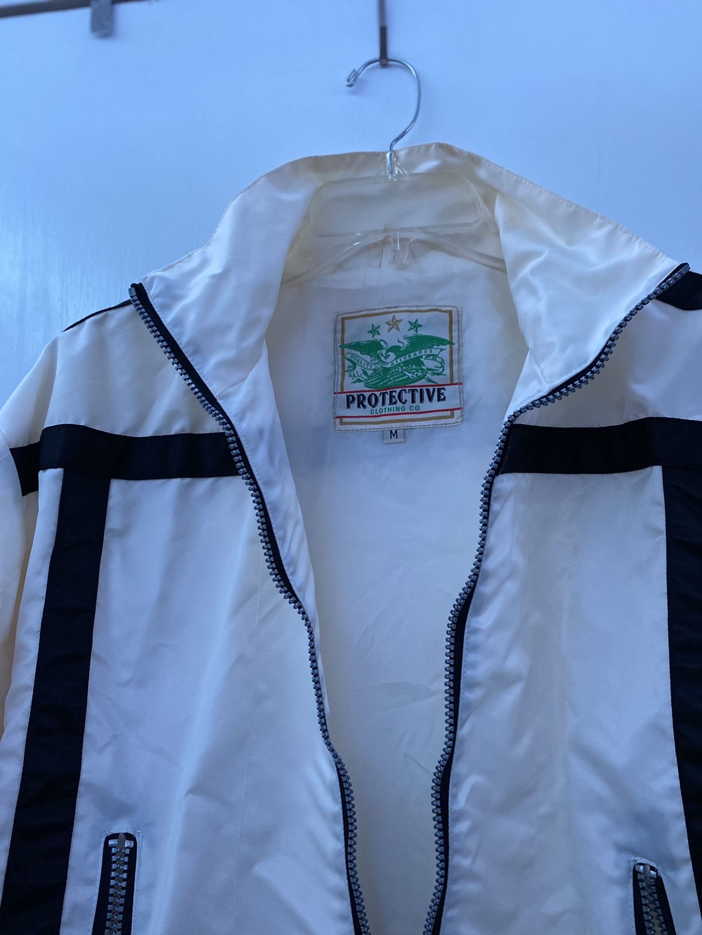 White Biker Look-a-like Jacket