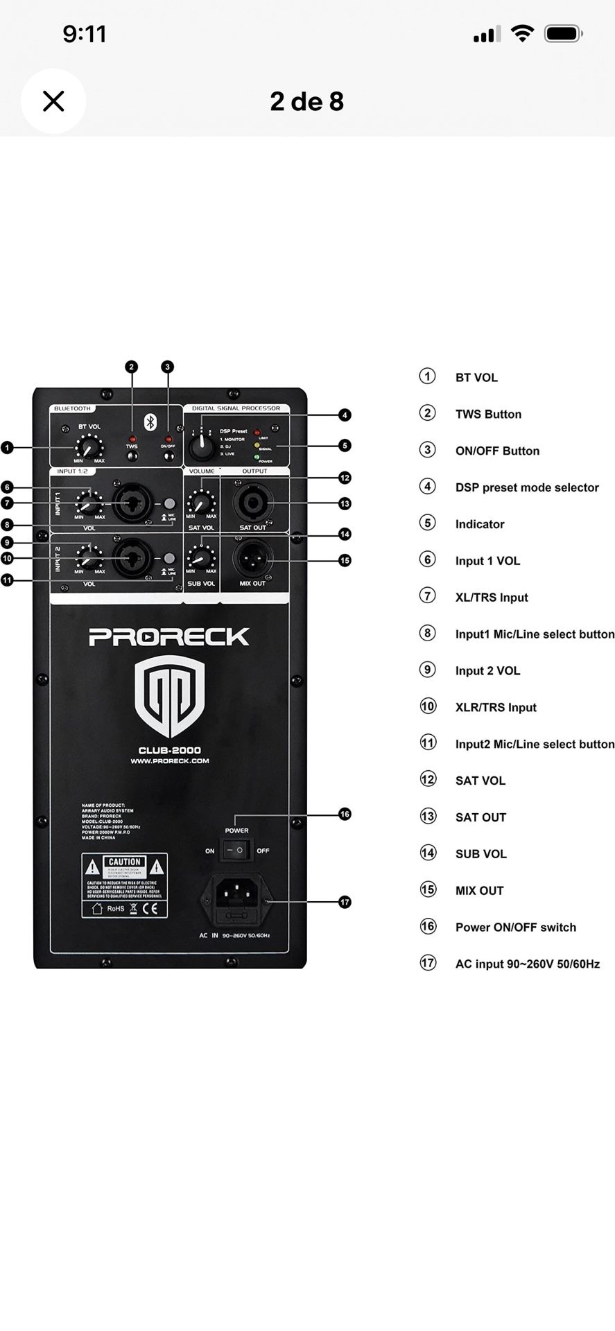 Equipo De Sonido Para Dj O Cualquier Evento