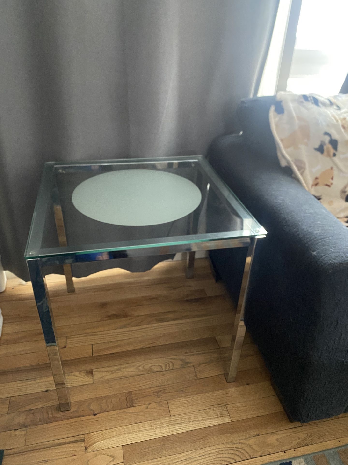 Glass Side Table