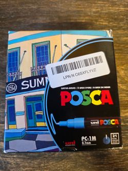 Uni POSCA PC-1M Paint Marker Set 21 Colors Extra Fine 0.7mm New