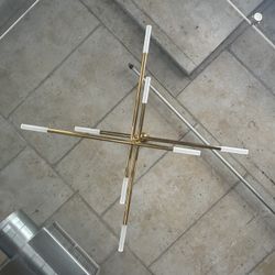 Eight Light Articulating Chandelier 