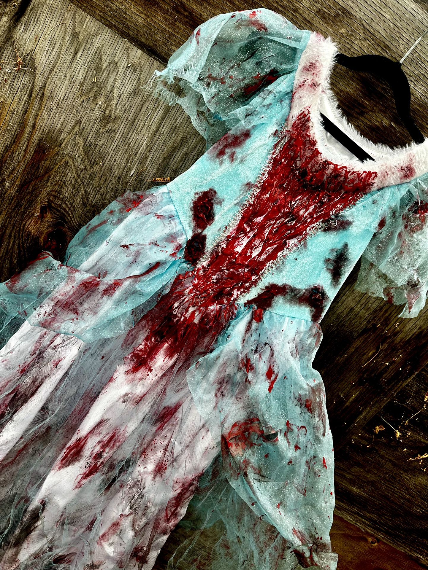 Halloween Princess Elsa Zombie Costume