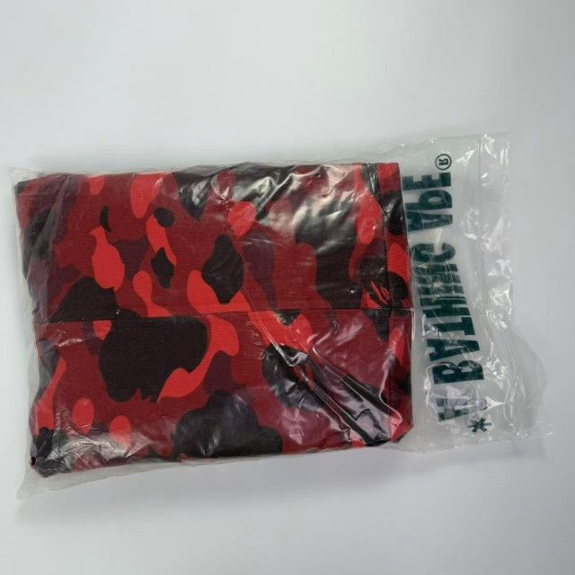 Red Camo Bape Full Sip Hoodie