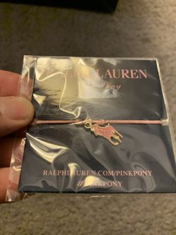 Pink pony bracelet new
