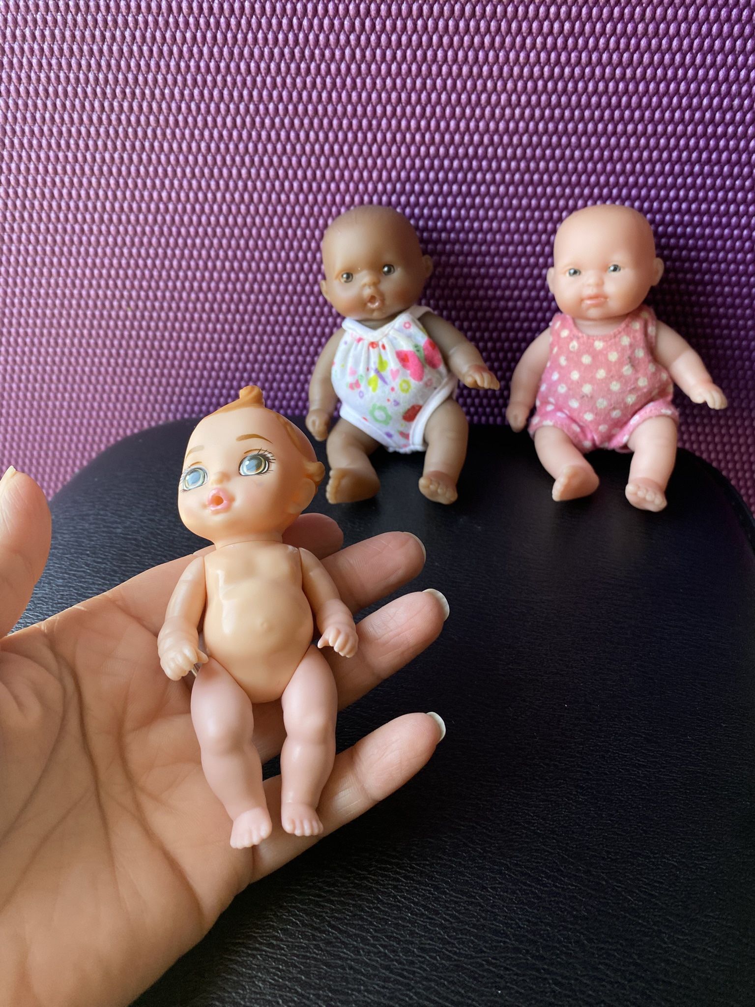 Berenguer Lots to Love Babies Mini Baby 5" Doll Vinyl Toy Figure JC Toys