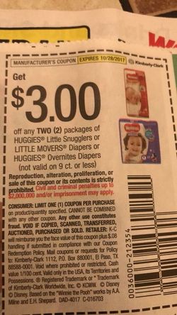 Huggies coupons