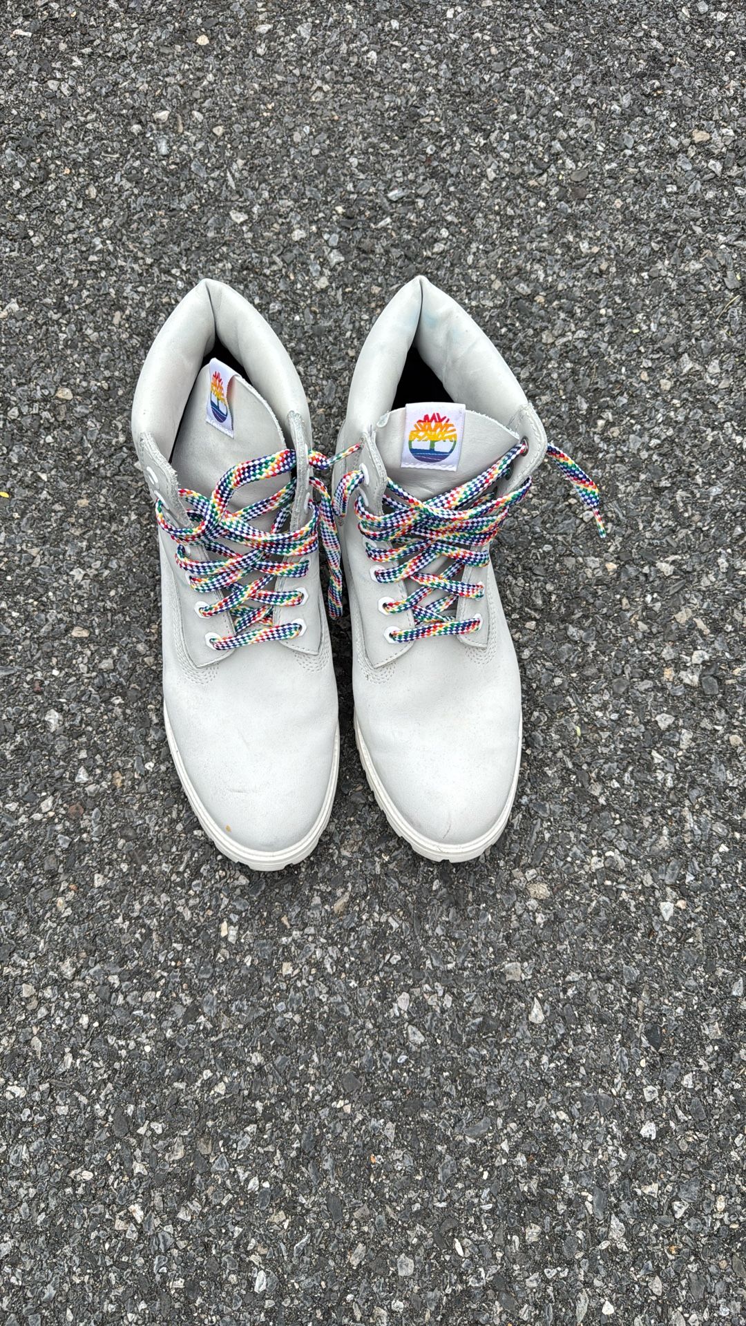 White Timbs With 400 Gram Insulation