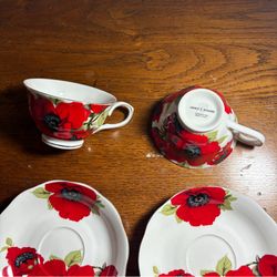 Floral Teacup Set