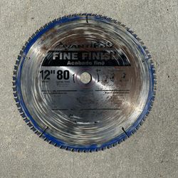 12” Fine Tooth Miter Saw Blade
