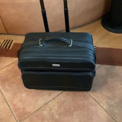 Rolling Laptop Case - Black