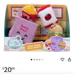 Fast Food Multipack Mini Soft and Cozy Crochet Plush