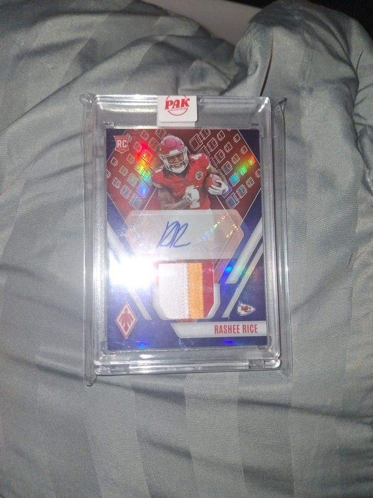 2023 Panini Phoenix (Serial# 28/50) Rashee Rice Rookie Patch Auto