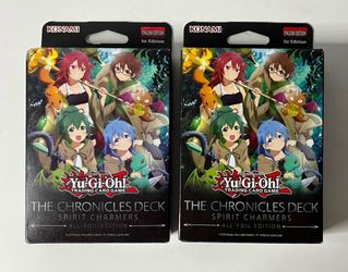 Lot of 2 Yu-Gi-Oh The Chronicles Deck Spirit Charmers Box (English Edition) NEW