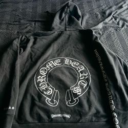 chrome hearts glitter hoodie