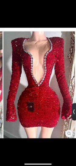 Red Glam Dress