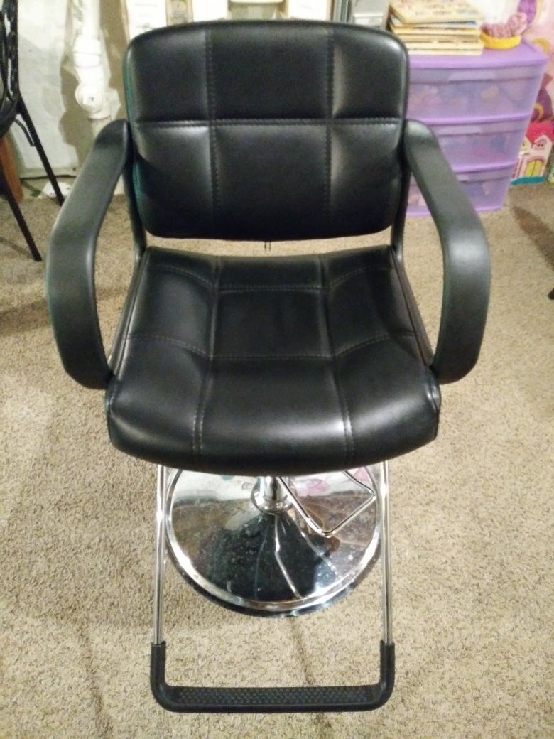 6 Black barber/styling chairs. $100 dollars each
