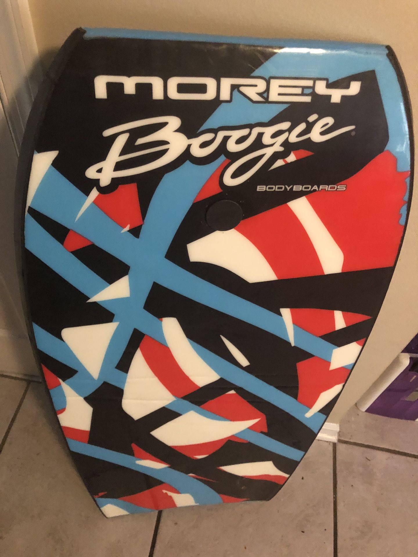 Morey boogie body board Mach 9 tr tube rail ** used**