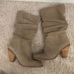 Slouchy Suede Boots