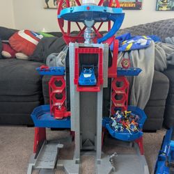 Paw Patrol Headquarter Tower And Toys