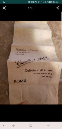 Castello D'Auria ROMA glove set