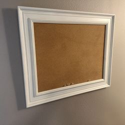 Cork Board In Wood Frame