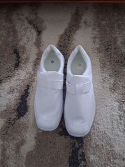 White Velcro Sneakers